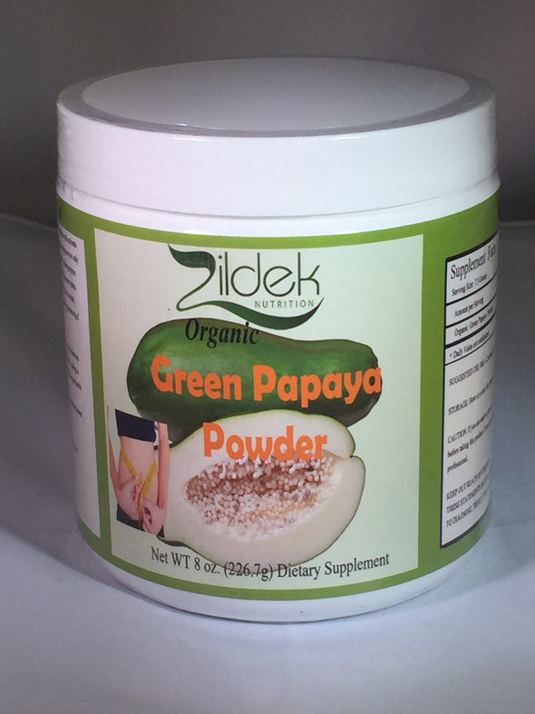 Green Papaya Powder 8 oz Jar