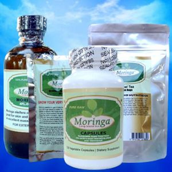 The Moringa Pack- Tea/Oil/Seeds/Capsules